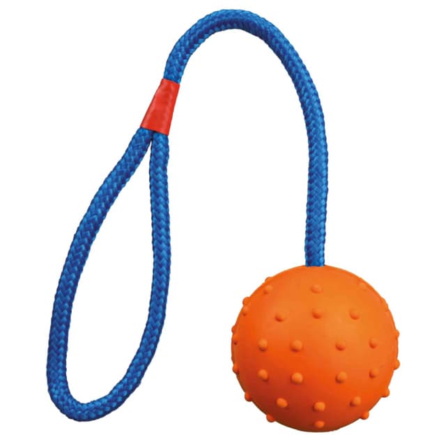 Trixie Igračka za pse Gumena lopta na konopcu 30cm 3305