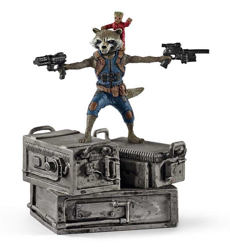 Schleich Figure Marvel Superheroji - Rocket And Groot 21514