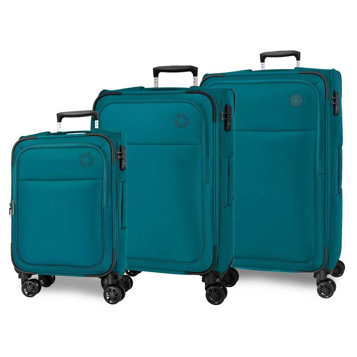 Komplet kofera za put 55/66/77cm Movom Atlanta emerald 53184