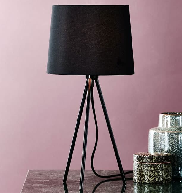 Stona lampa Herluf Black