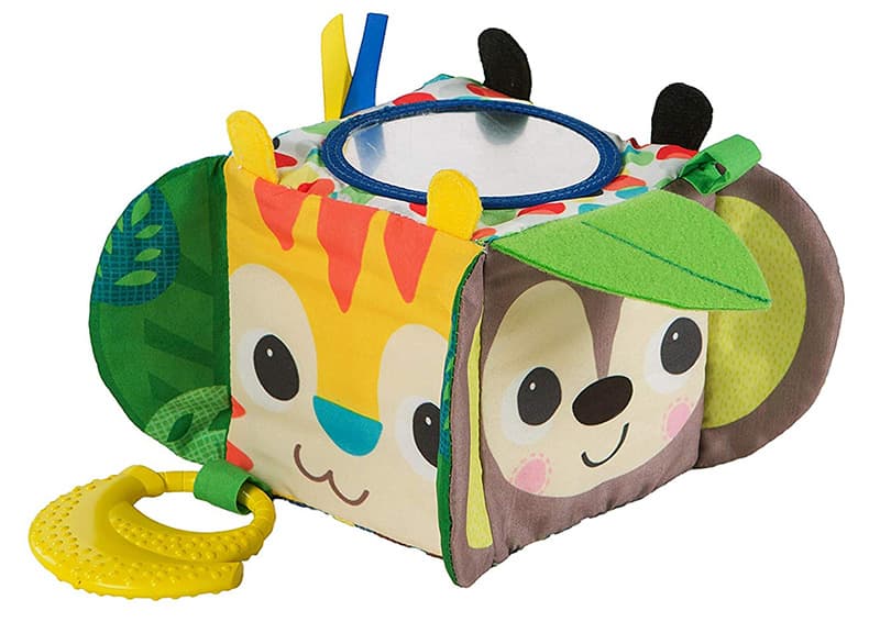 KIDS II Igračka MEKANA KOCKA Hide & Peek Block