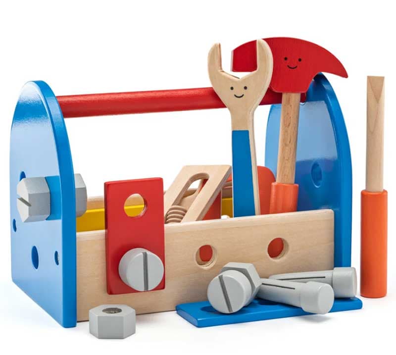 WOODY Drveni dečji alat 19 delova 90104
