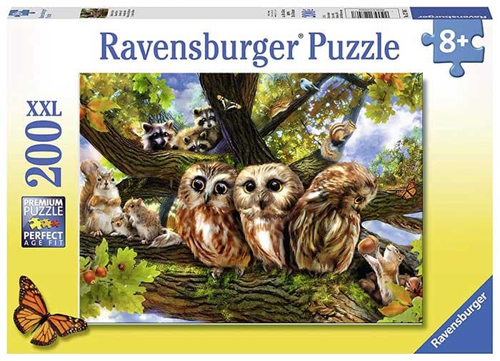 Ravensburger Puzle 200 delova - Sove i družina 12746