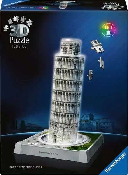 Ravensburger 3D Puzzle sa LED svetlom Krivi toranj u Pizi