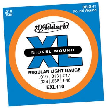 D Addario Set žica za električnu gitaru XL Regular Lite 10-46 EXL 110