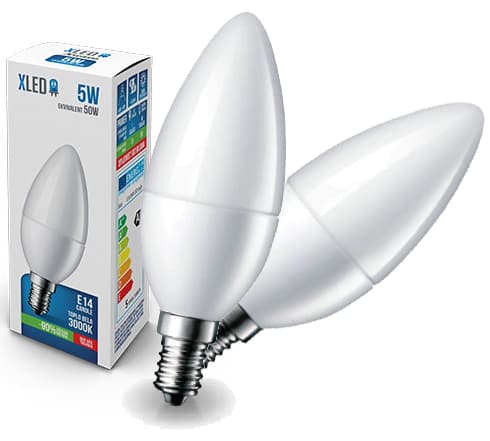 XLED Led Sijalica E14 5W Toplo bela 2 komada 023455