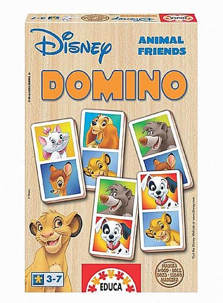 Drvene Domine Disney Životinjice ED13186