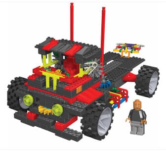Knex Flatbed Truck - vozilo sa motorom iz serije Roads Rigs KN11910