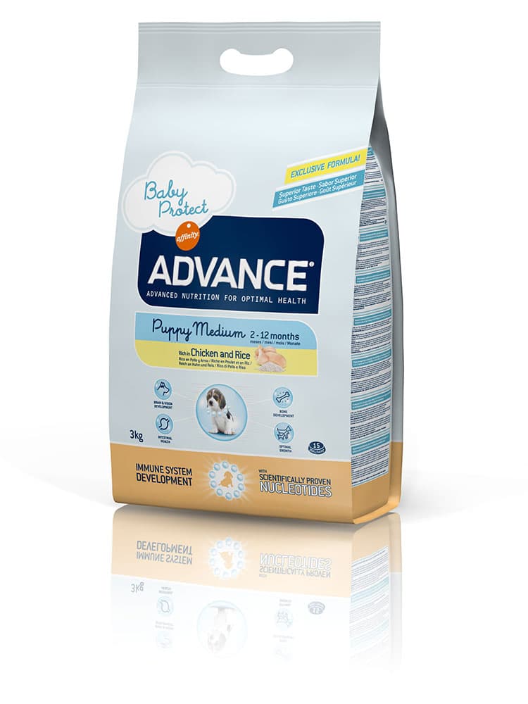 Hrana za štence srednjih rasa pasa Advance Puppy Medium pakovanje 3kg