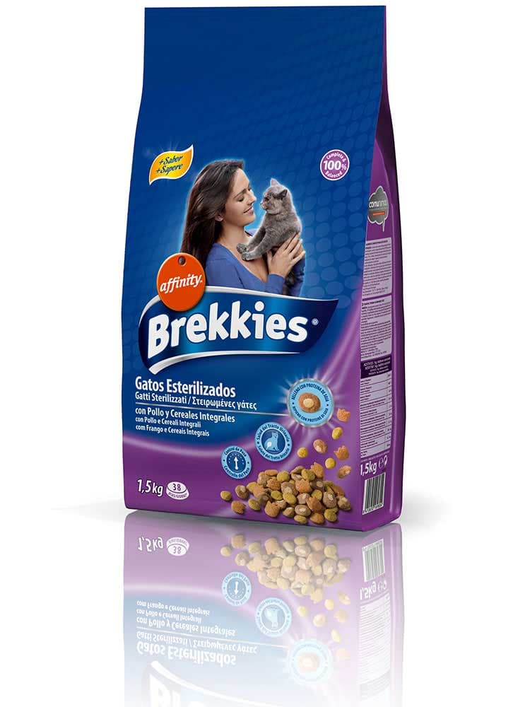 Brekkies Sterilized Hrana za sterilisane mačke - Piletina i žitarice - pakovanje 8kg