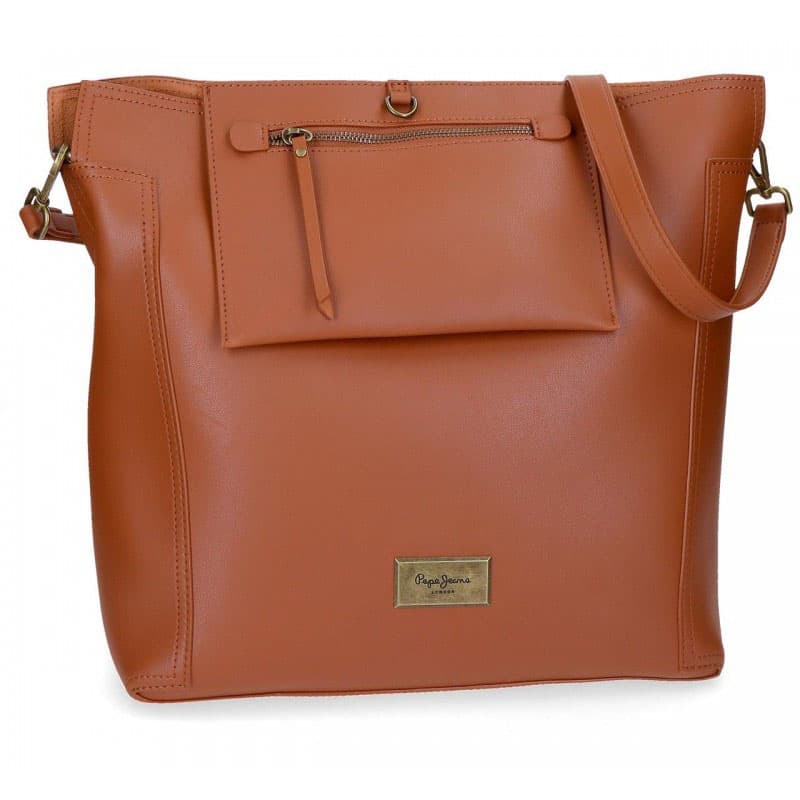 Pepe Jeans Tašna + neseser Angelica Brown 75776