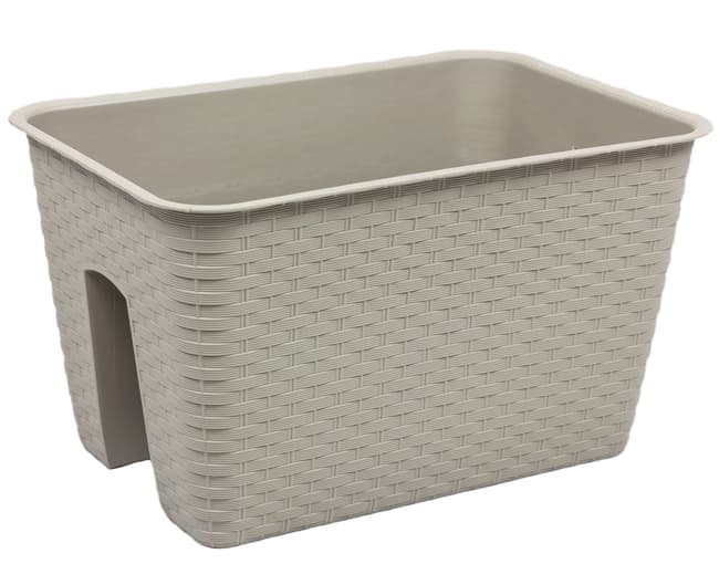 Prosperplast Balkonska saksija Ratolla Rail Mocca DRLB400-7529U