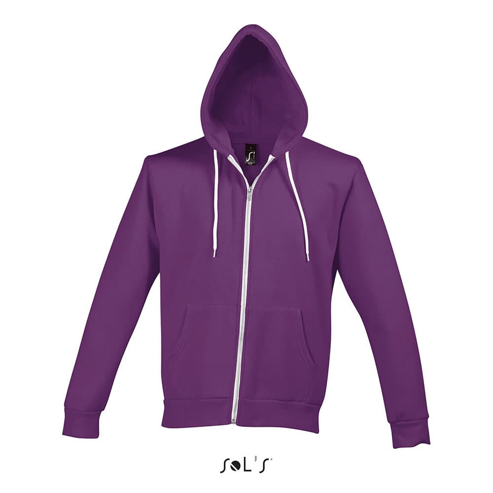 Sols Uniseks dukserica Silver Purple veličina XXL 47700