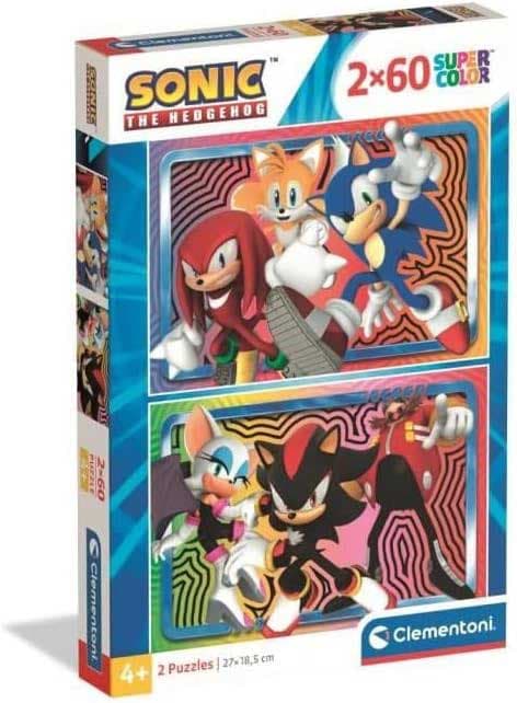Puzzle slagalice 2x60 delova Sonic Clementoni 24821