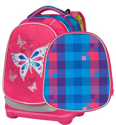 TARGET Superlight 2 Face Petit - Ranac za školu BUTTERFLY PINK 21843