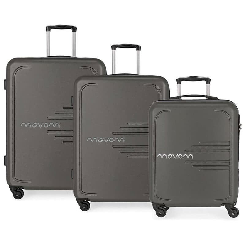 Movom ABS Koferi Flash Anthracite Komplet 55cm-69cm-79cm 58394