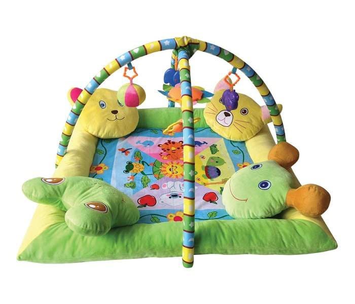 LORELLI Podloga za igru WITH 4 PILLOWS Green