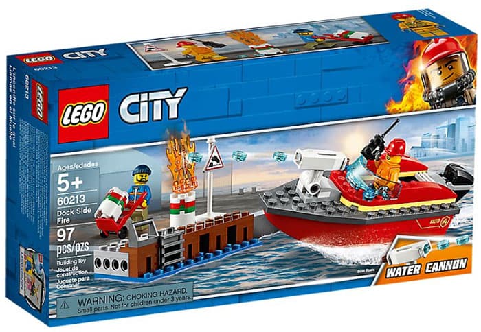 LEGO® City Kocke - Vatrogasci - Požar na doku 60213