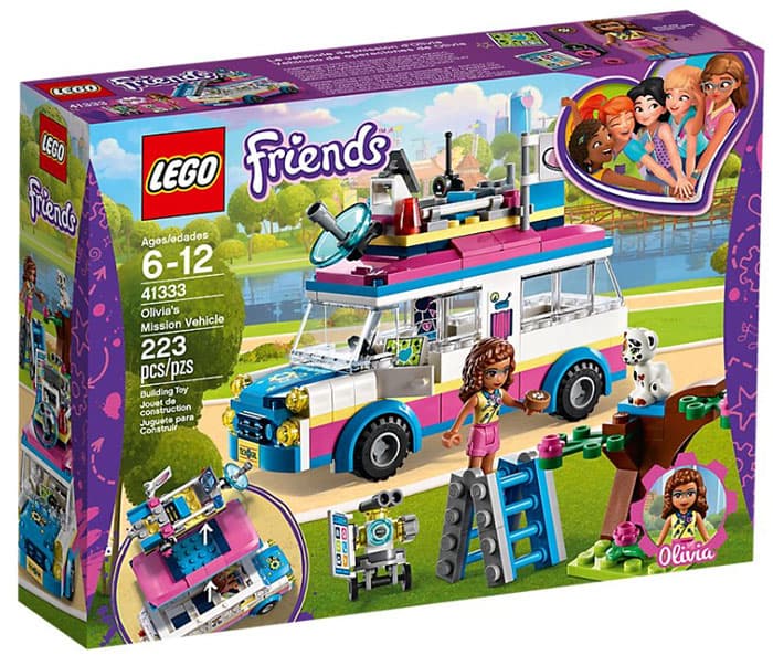 LEGO® FRIENDS Kocke - Olivijino vozilo za misije 41333