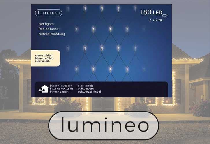 Lumineo Novogodišnja LED mreža za spoljnu i unutrašnju upotrebu 2 x 2 m 49.4884