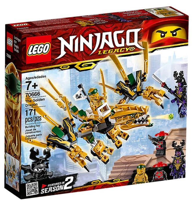 LEGO® Kocke NINJAGO - Zlatni Zmaj 70666