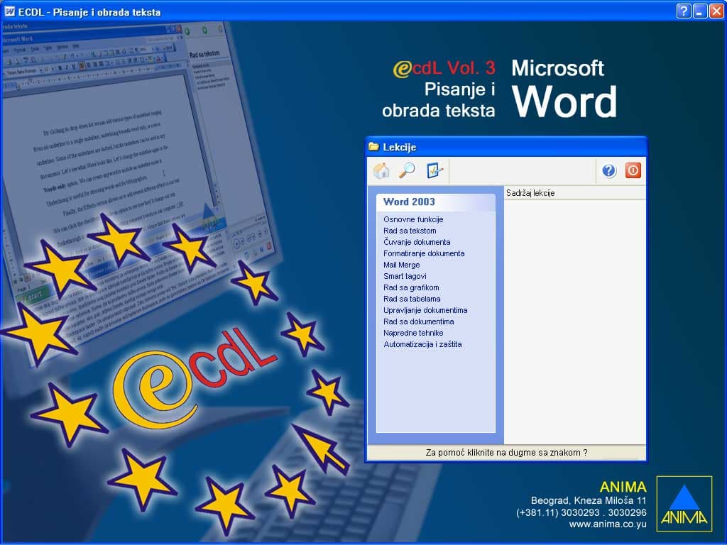 Multimedijalni kurs - Word 2003