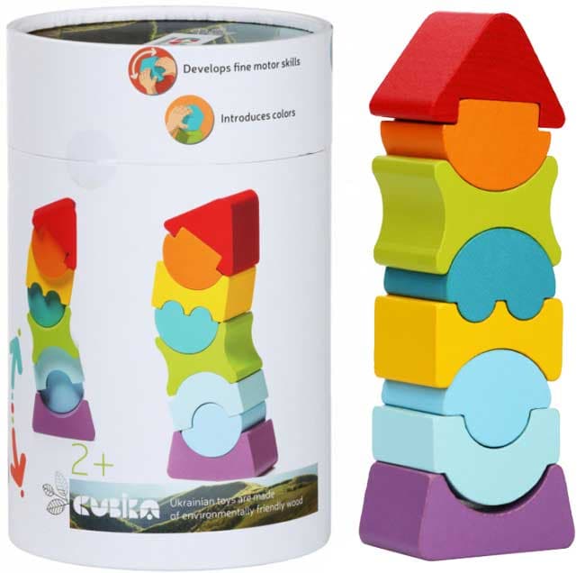 Cubika Drveni balans toranj 12718