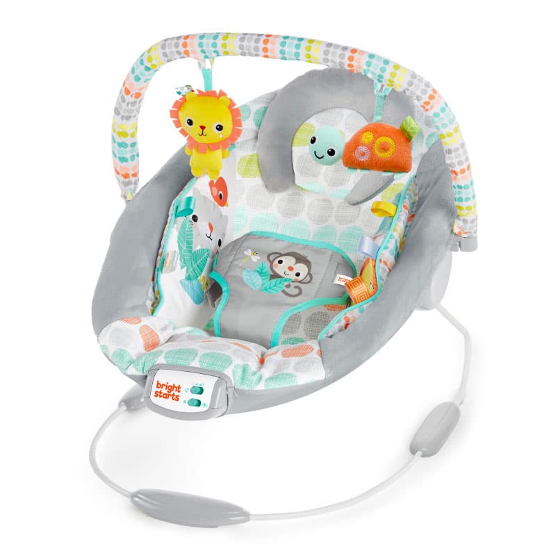 Bright Starts Bebi ležaljka - baunser - sa vibracijom i melodijama Whimsical Wild 11805