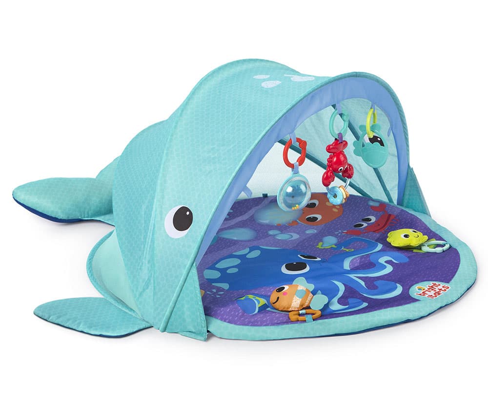 Bright Starts Bebi gimnastika sa tendom Explore And Go Whale 11393