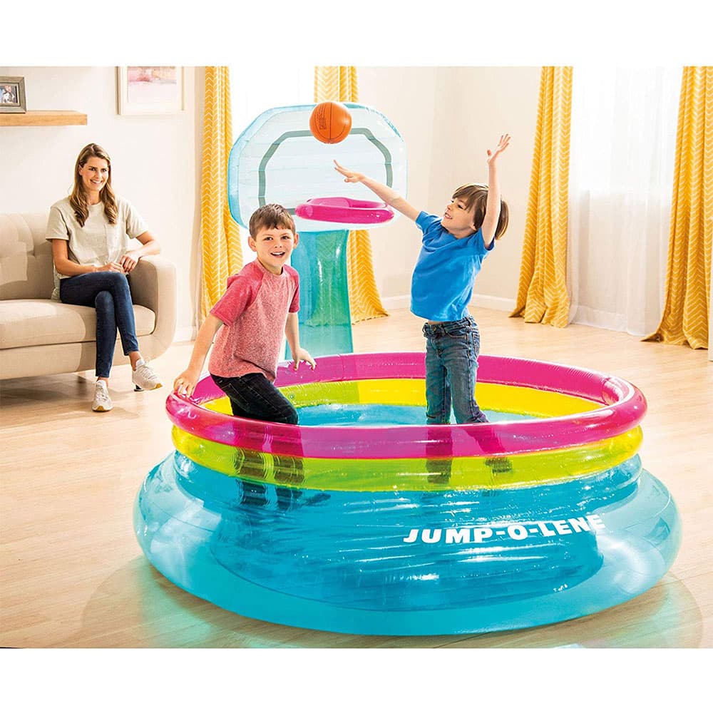 Intex Jump-O-Lene 48265 trampolina na naduvavanje sa košem