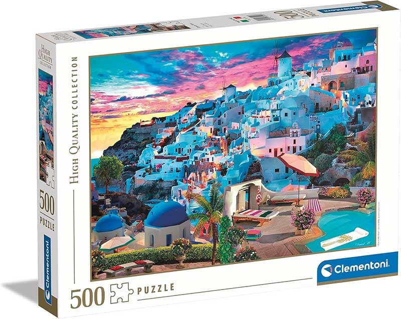 Puzzle slagalica 500 delova Pogled na Grčku Clementoni HQC 35149