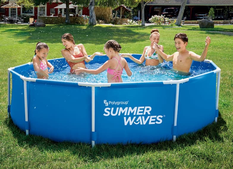 Bazen sa metalnim ramom i Filterskom Pumpom 305x76cm Polygroup Summer Waves