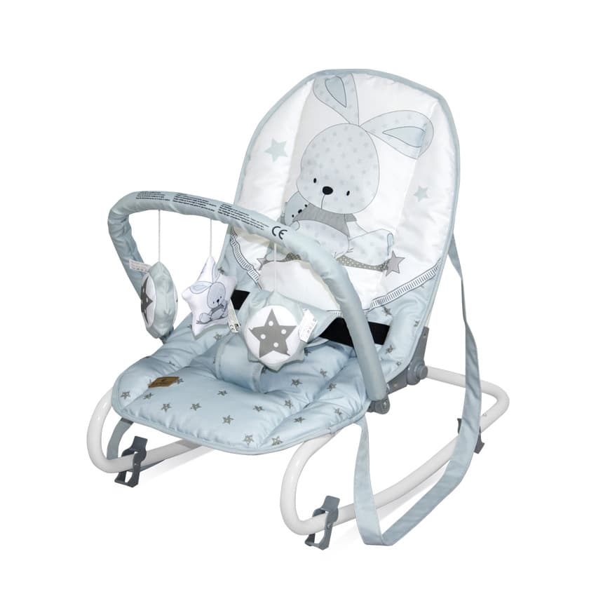 LORELLI Ležaljka za bebe TOP RELAX Blue Bunny 10110022043