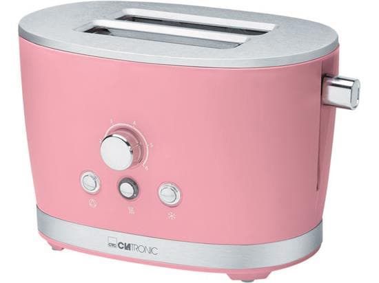 Toster Rock n Retro Clatronic TA 3690 pink, 850 w