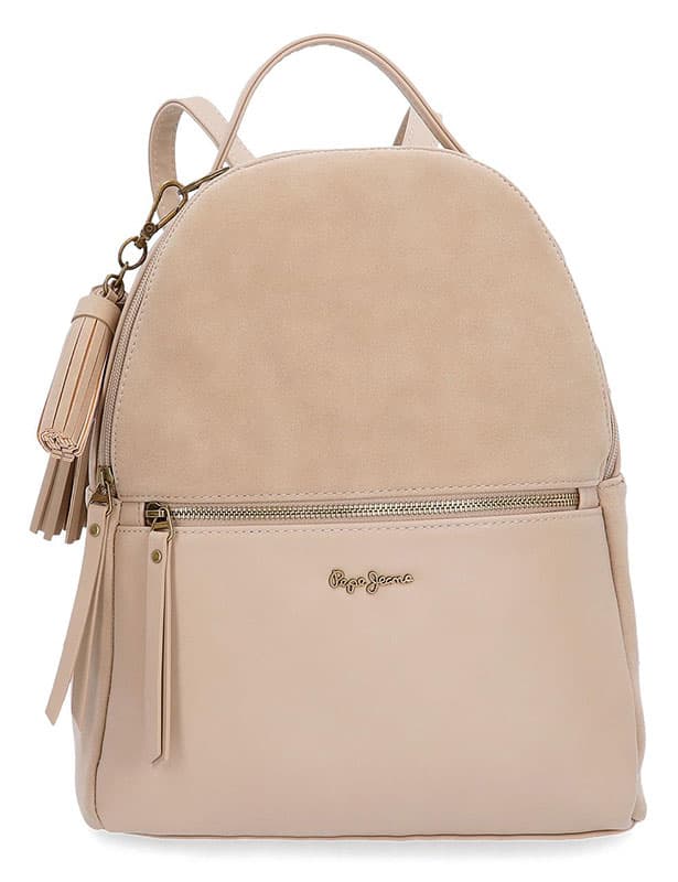 Pepe Jeans Modni ranac eko koža 33cm Bitmat Beige 75222