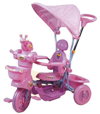 Tricikl sa tendom roze LB850