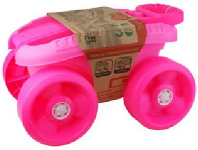 Gyoby Toys Dečije kocke Plastične kocke KOLICA Pink 32 dela 876023