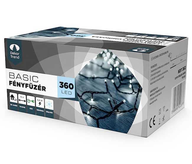 Novogodišnje lampice za spoljnu i unutrašnju upotrebu Hladno bela 360 LED KDT 362