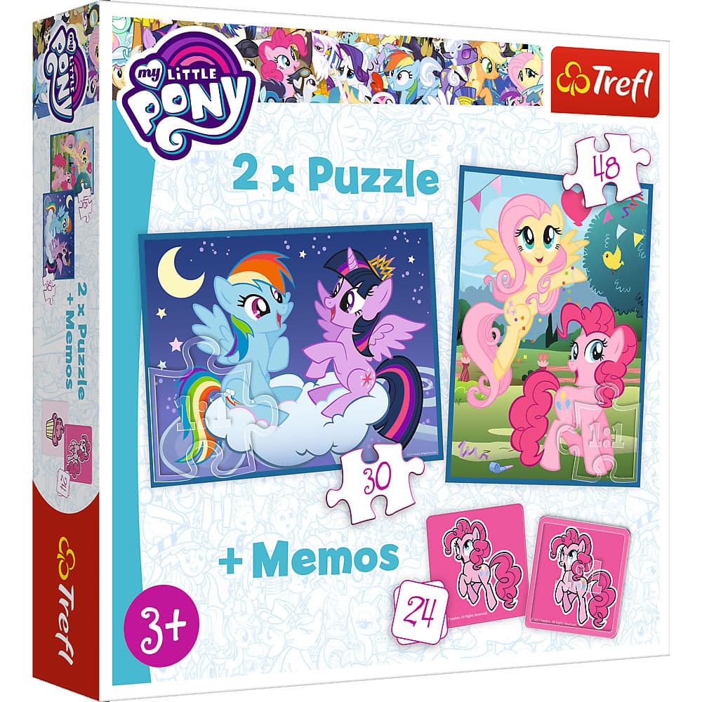 Trefl puzzle 2u1 My Little Pony + igra memorije 90601