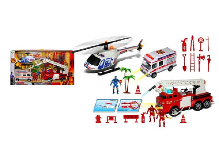 Igračka Set Vatrogasna služba 911-9 VATROGASCI 861077