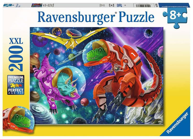 Ravensburger Slagalica 200 delova Dinosaurusi astronauti 12976