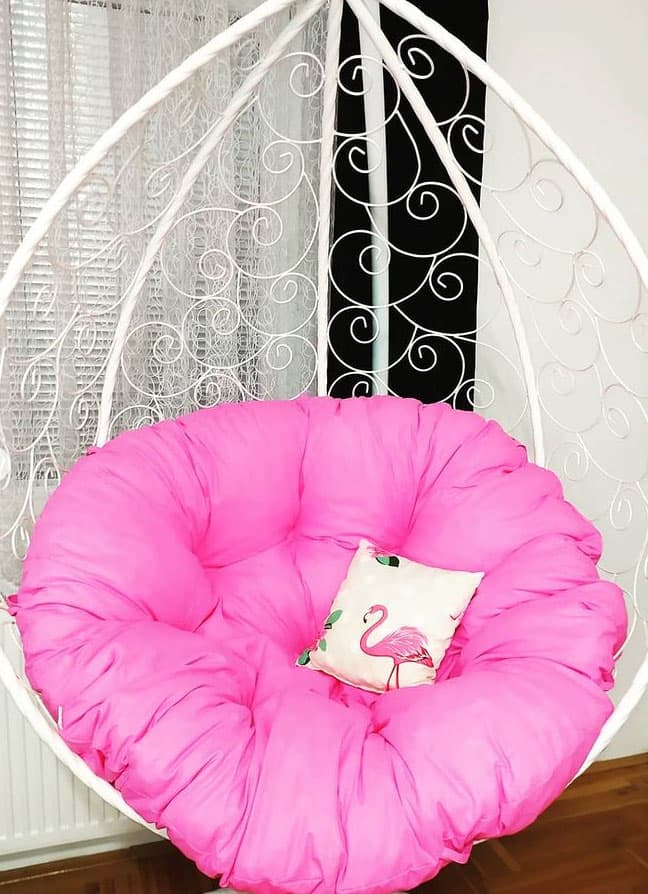 Jastuk Za Jaje Baštensku Ljuljašku 140 cm Pink