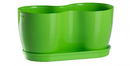 Saksija Herbs 14 cm zelena