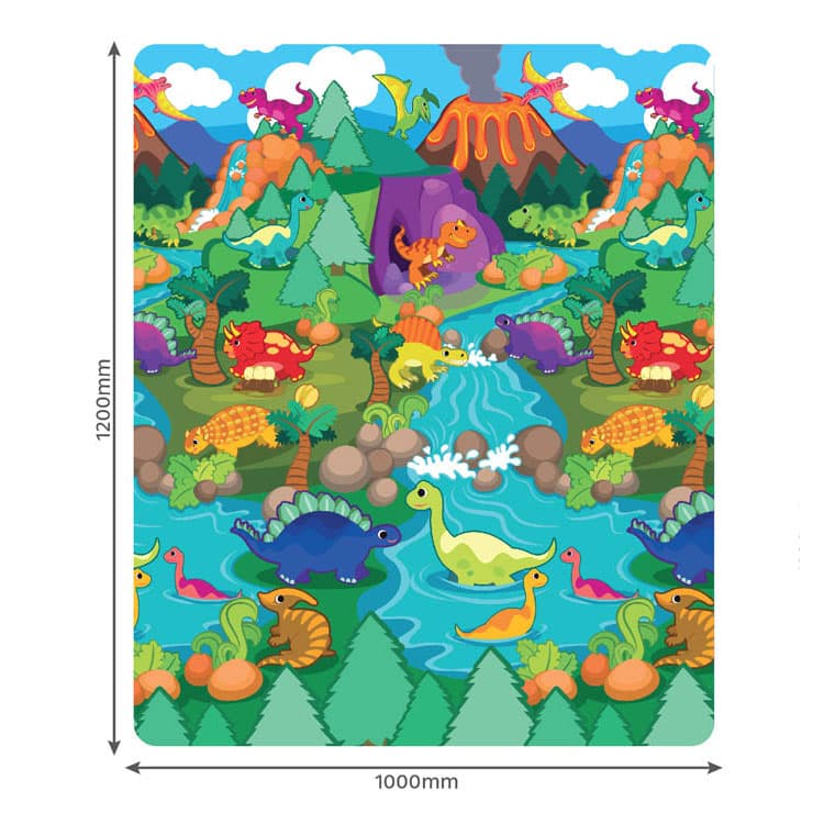 Podna podloga Svet dinosaurusa 100x120cm