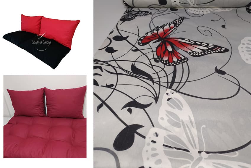 Jastuci za garniture od paleta - 130 x 50 x 50 cm - Butterfly