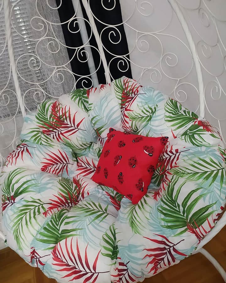 Jastuk Za Gnezdo Baštensku Ljuljašku 140 cm Flora