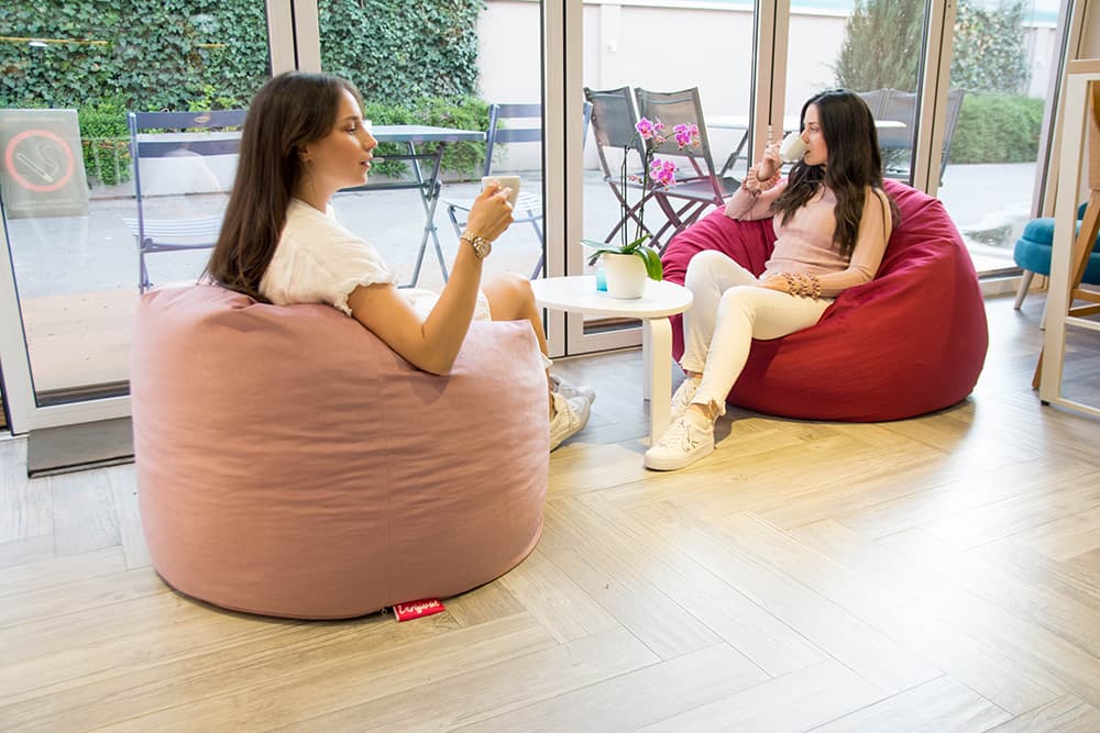 Velvet Dečija Lazy Bag fotelja krem