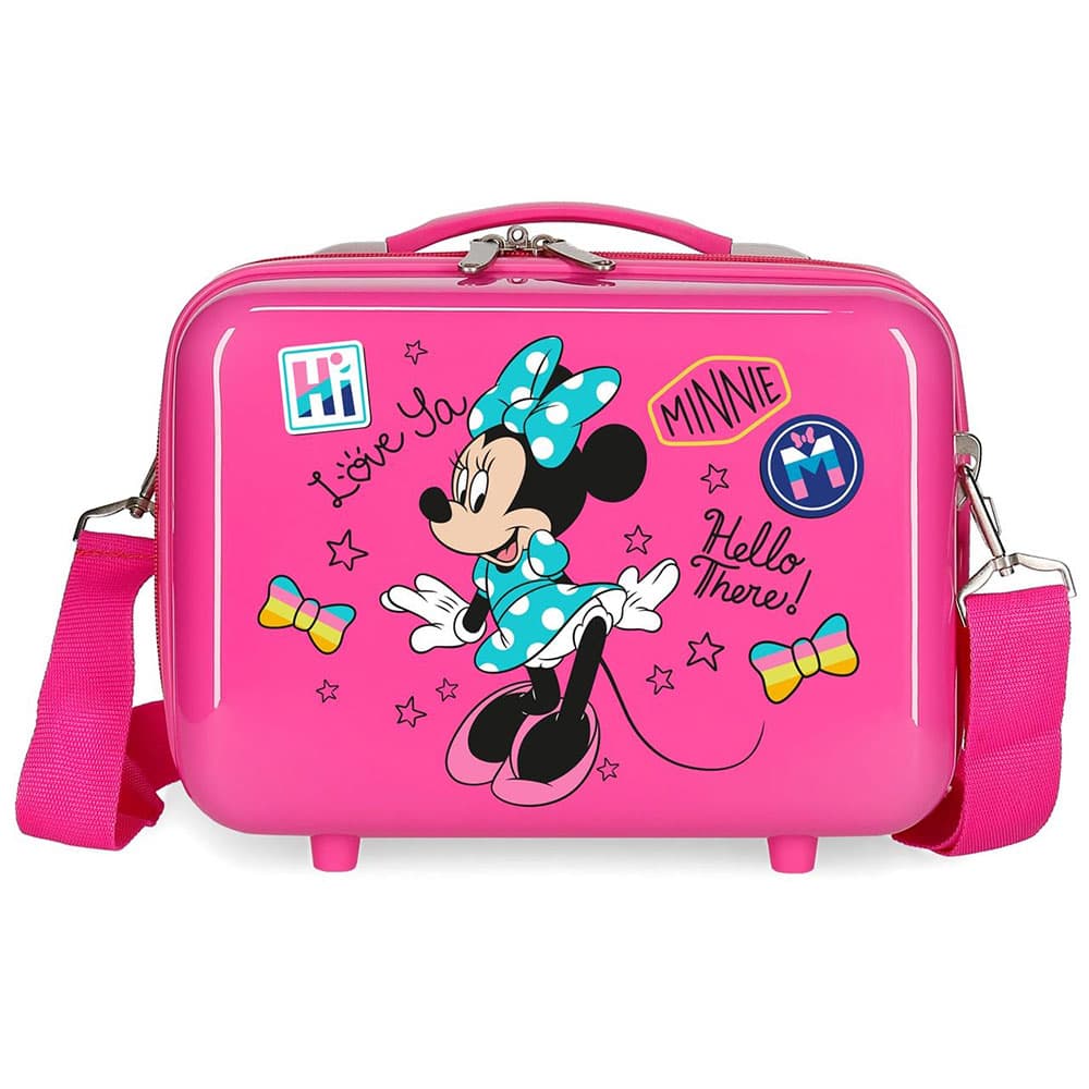 Disney ABS Neseser Kofer Enjoy Minnie Hi Love Pink 25639
