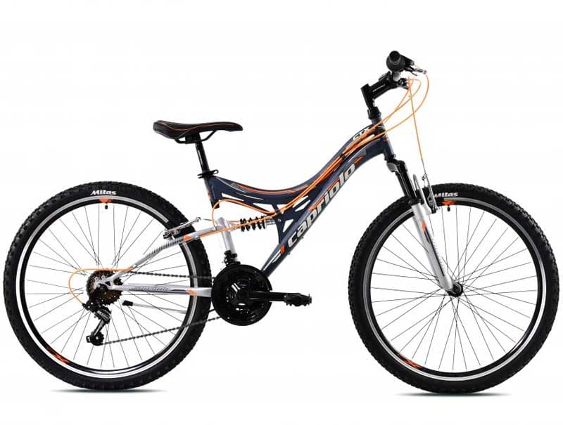 Bicikl MTB CTX260 26 18HT sivo-narandžasta